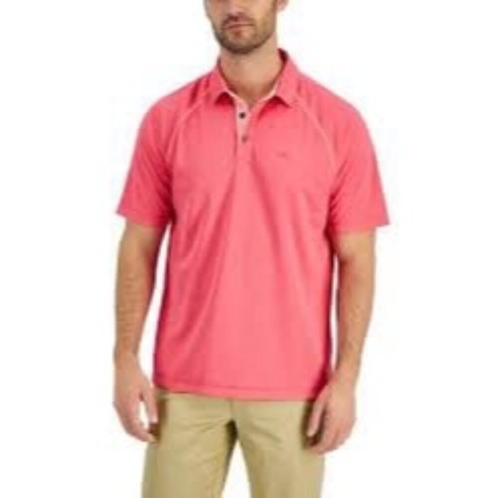 TOMMY BAHAMA Paradise Isle IslandZone Moisture Wicking Polo Shirt UPF30 Large
